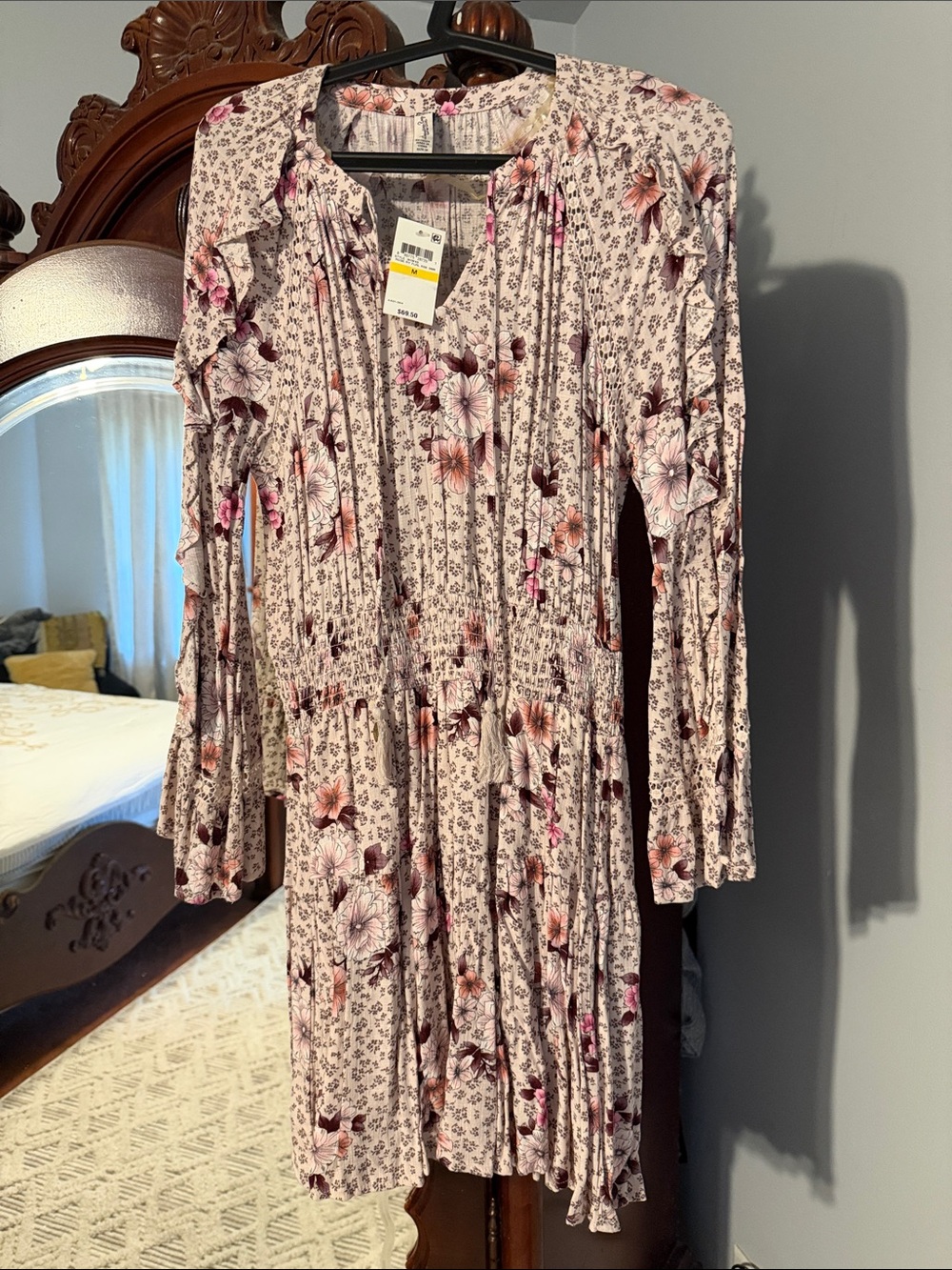 American Rag Floral Dress - Pink and Purple
